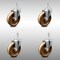 Service Caster 5 Inch SS High Temp Phenolic Wheel Swivel 3/8 Inch Threaded Stem Caster Set SCC SCC-SSTS20S514-PHSHT-381615-4 - alternate 1